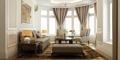 Thiết kế nội thất Biệt thự khu Vườn Đào - Tây Hồ - Hà Nội